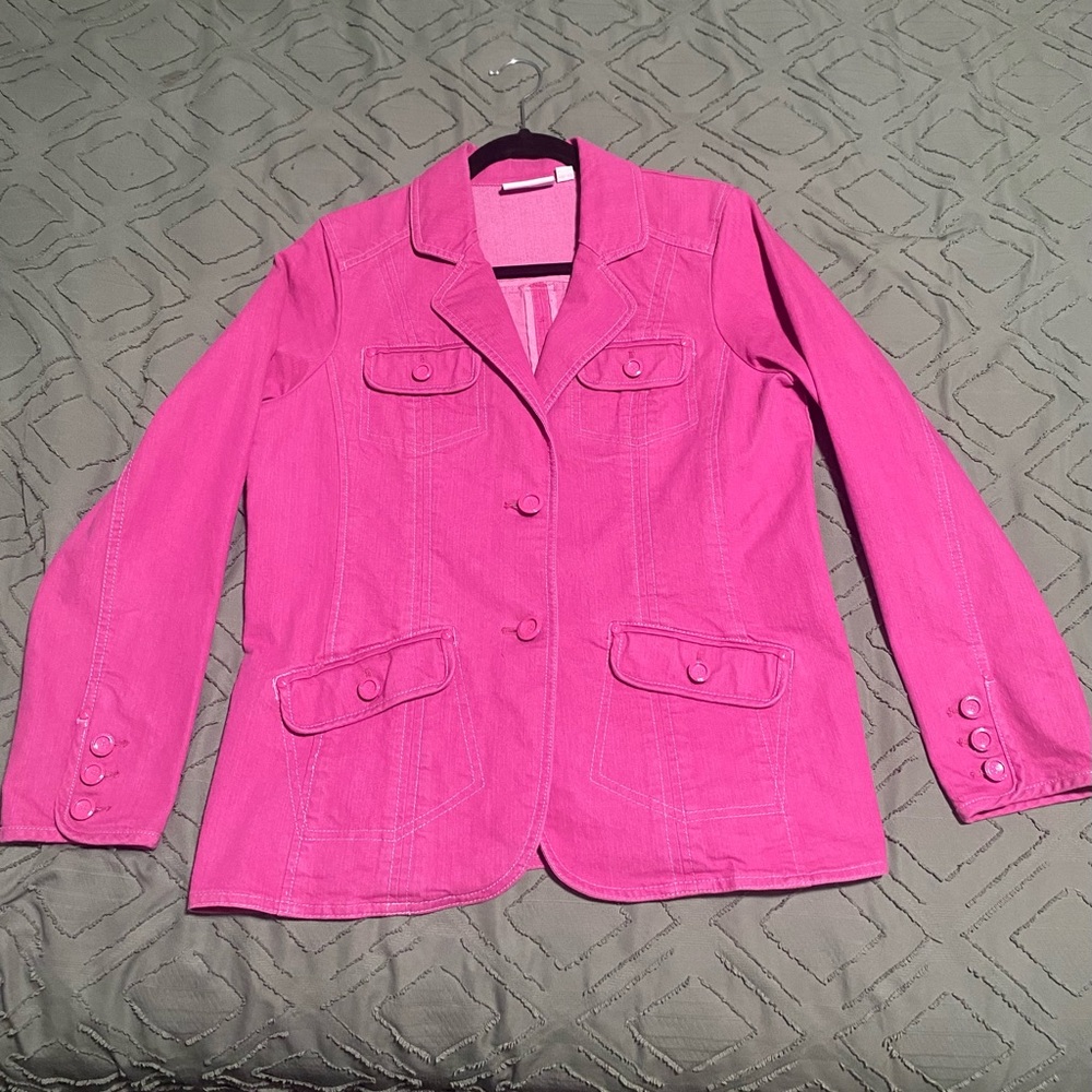 Pink Denim & Co. jacket/blazer size small